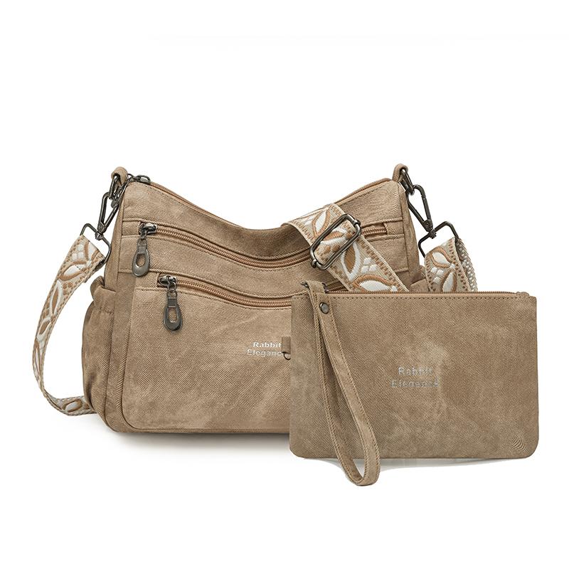 

Pu Shoulder Messenger Bag Women s Mobile Phone Small Square Bag Middle-Aged Mother Bag with Coin Purse