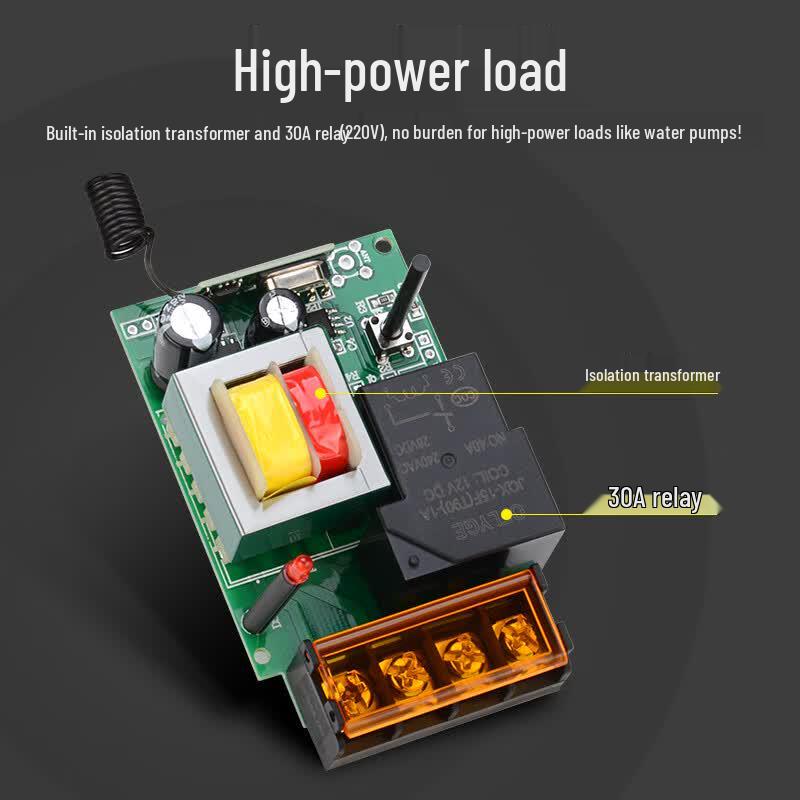 220V Wireless Remote Control Switch for Lights