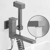 Gun Gray All Copper Bidet Shower Faucet Muslim Toilet Hand-held Wall-mounted Mop Pool Cold Water Faucet Bidet Sprayer Faucet