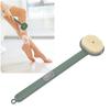 Handle Bath Brush Soft   Button Removable Brush Head Body Bath Brush for Bathroom
