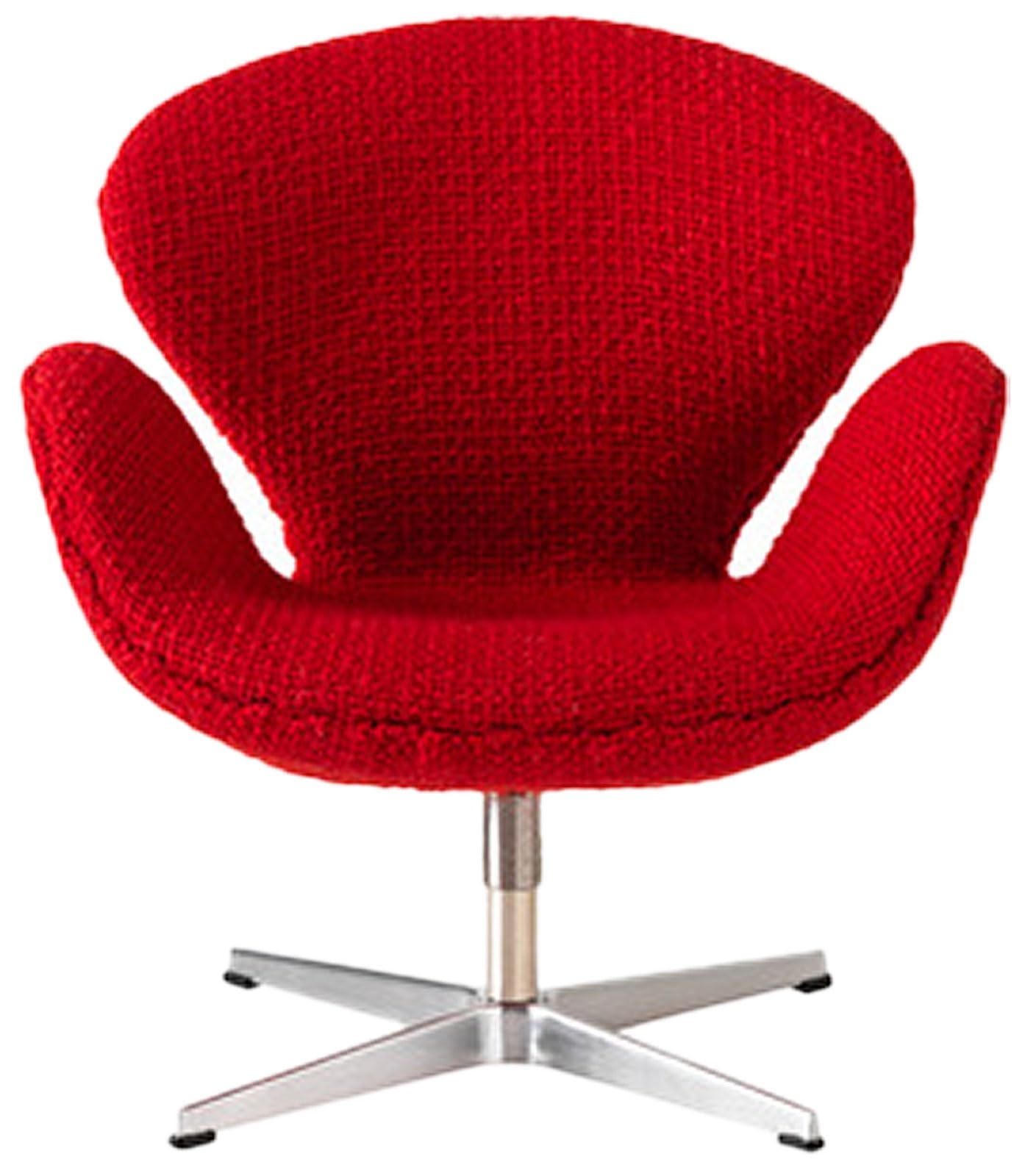 Fritz Hansen [Japan Official Product] Miniature Swan 13.5x9cm Red 840061