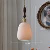 Simple LED Ceramic Lampshade E27 Bedroom Bedside Lighting Pendant Lamp Living Room Dining Room Corridor Bar Atmosphere Lighting