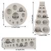 Pearl Fondant Mould Ball Pearl Semi Sphere Chocolate Silicone Moulds For Cake Decorating Cupcake Topper Candy Gum Paste Polymer Clay Moulds