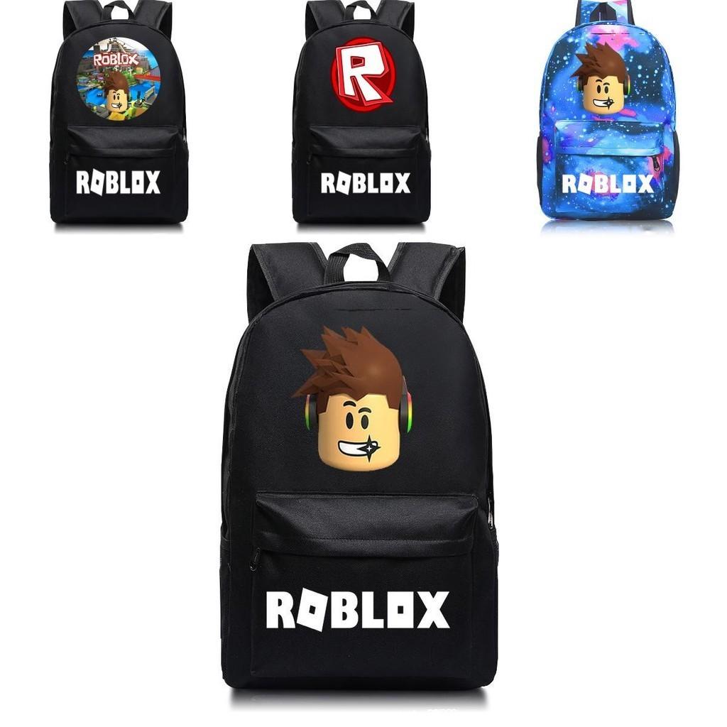 Roblox Pattern Kids Schoolbag Backpack With Starry Background And Large Capacity