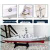 Mini Military Warship Toy Set: Battleship, Destroyer, Submarine, Aircraft Carrier Sand Table Ornament for Kids