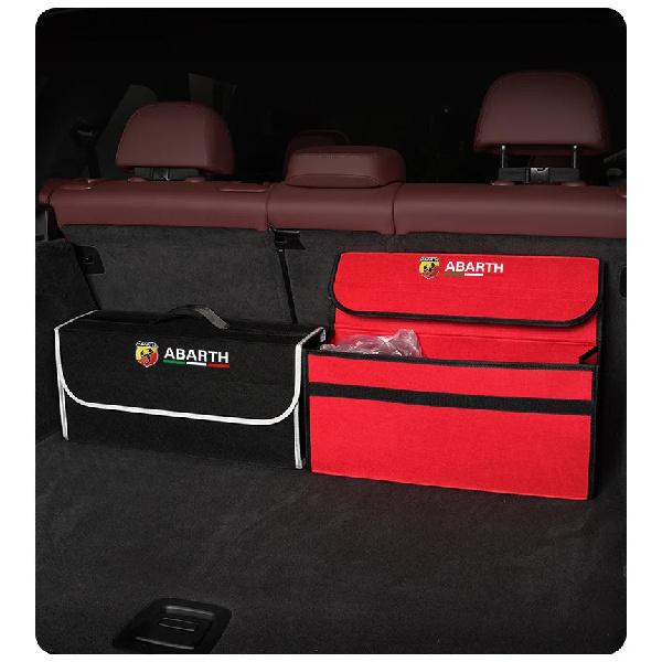 Car Trunk Storage Bag Organizer Sundries Stowing Tidying Box For Abarth Fiat 500 Tipo FR Panda Argo Freemont Viaggio Bravo Punto