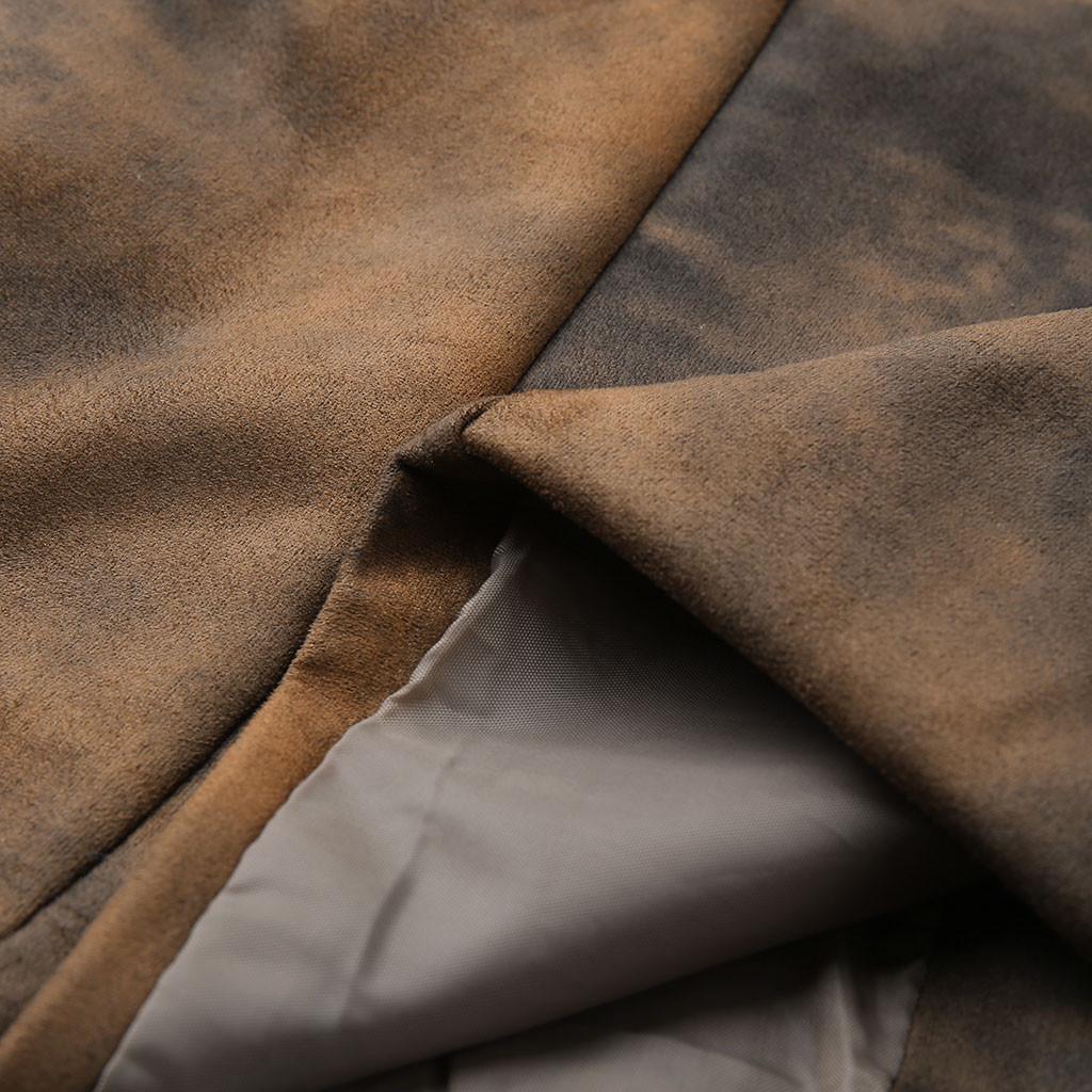 Eksplosjonsmodeller Europeisk og amerikansk mote Retro Herre Enkeltspent Vest