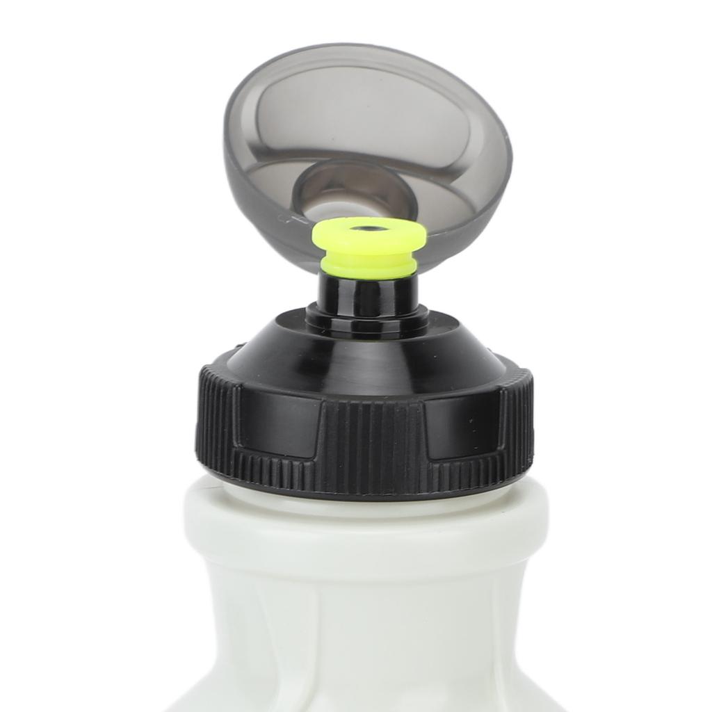 Bike Water Bottle Outdoor Squeeze Type 550ml Large Caliber PP5 Easy to Grip Cycling Sports Kettle Grey