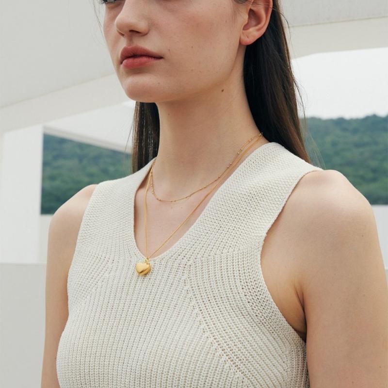 VERTE 925 Silver Boule Necklace