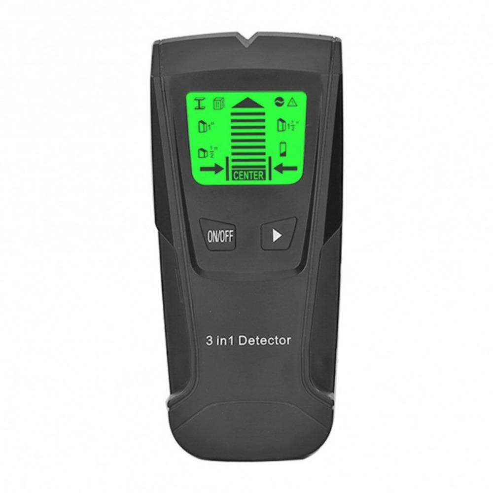 LCD Display AC Voltage Live Wire Detector 3 In 1 Wall Stud Finder Industrial
