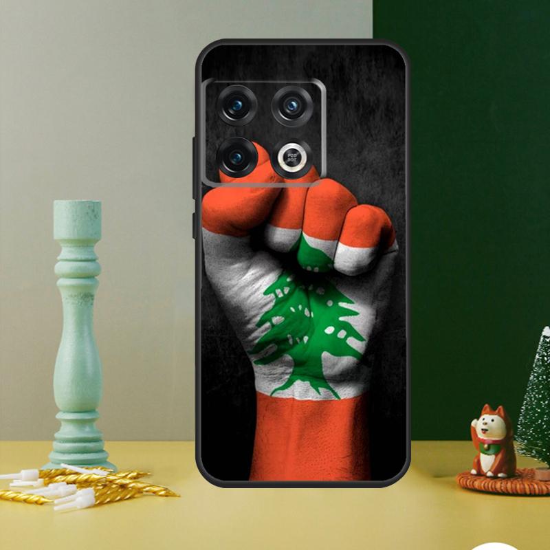 Lebanon Flag Phone Case For OnePlus 13 13R 12 12R 11 9 10 Pro 8T 9RT 10T 10R Nord 4 CE 2 3 Lite N20 N30