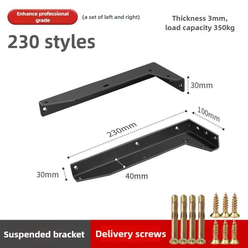 

Heavy Duty Cabinet Bracket Wall Mounted Triangle Shelf Thickened Hanging Cabinet Fixed Accessories Household Installation Tools