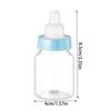 12Pcs Baby Bottle Baby Shower Favor Plastic Candy Bottle Mini Feeding Bottle for Birthday Baby Shower Gift Decor