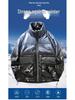 2025 Gradient Glossy Men's Winter Down Jacket - 90% Down, Thickened, Trendy Casual Coat