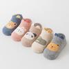 Kids Floor Socks For Girls Boys Spring Autumn Cotton Cartoon Toddler Anti-slip Socks For Children Casual Baby Child Home Sock