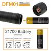 SecurityIng DFM01 1800LM 5 Modes Light Scuba Diving Flashlight for Diving with Magnetic Rotary Switch