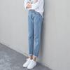 Hong Kong Style High-Waisted Slim-Fit Wide-Leg Pants