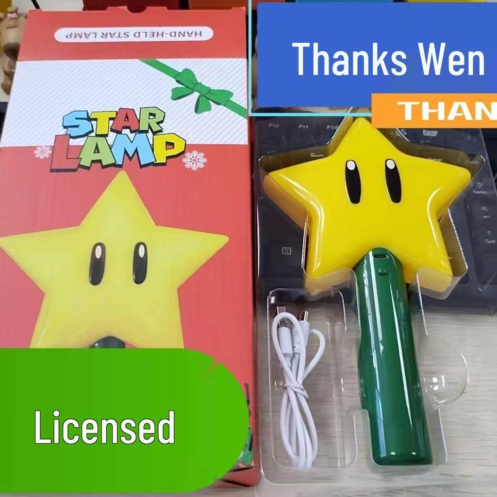 Cross-border LED Mario Star Night Light for Stage & Christmas Decoration