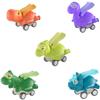 Dinosaur Inertial Car Toy Cartoon Cute Dino Design Pressing Sliding Racing Mini Car Toy Tyrannosaurus Model for Kids Toddler