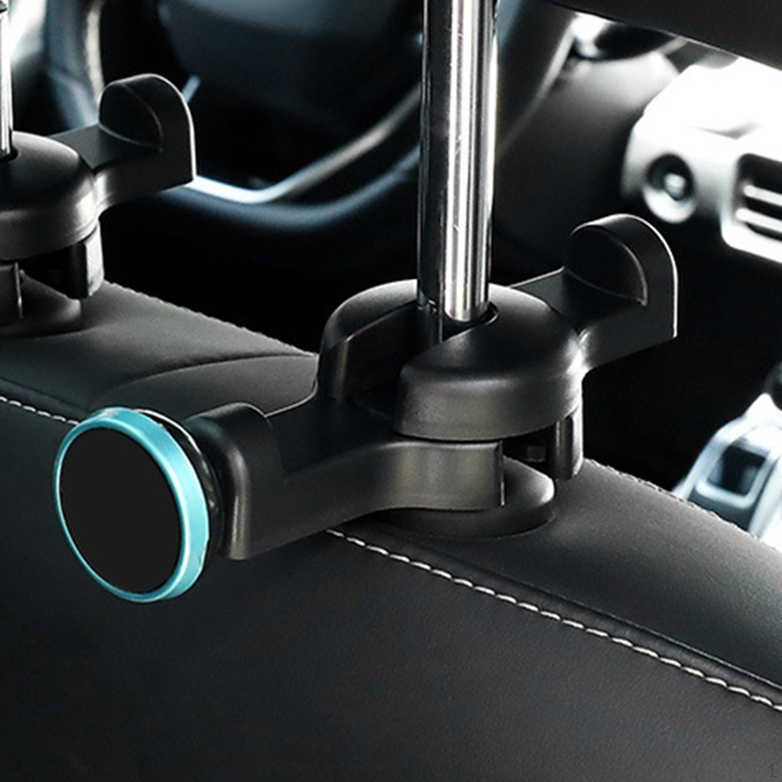 Car Phone Holder Hooks Multi Function Storage for Vehicle Back Seat blue