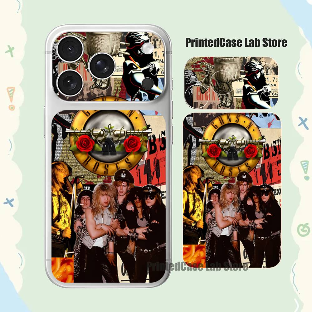 

Band G-Guns N Roses Screen protector for iPhone 17 Pro Max and 17 Pro HD camera lens protection iPhone17pro
