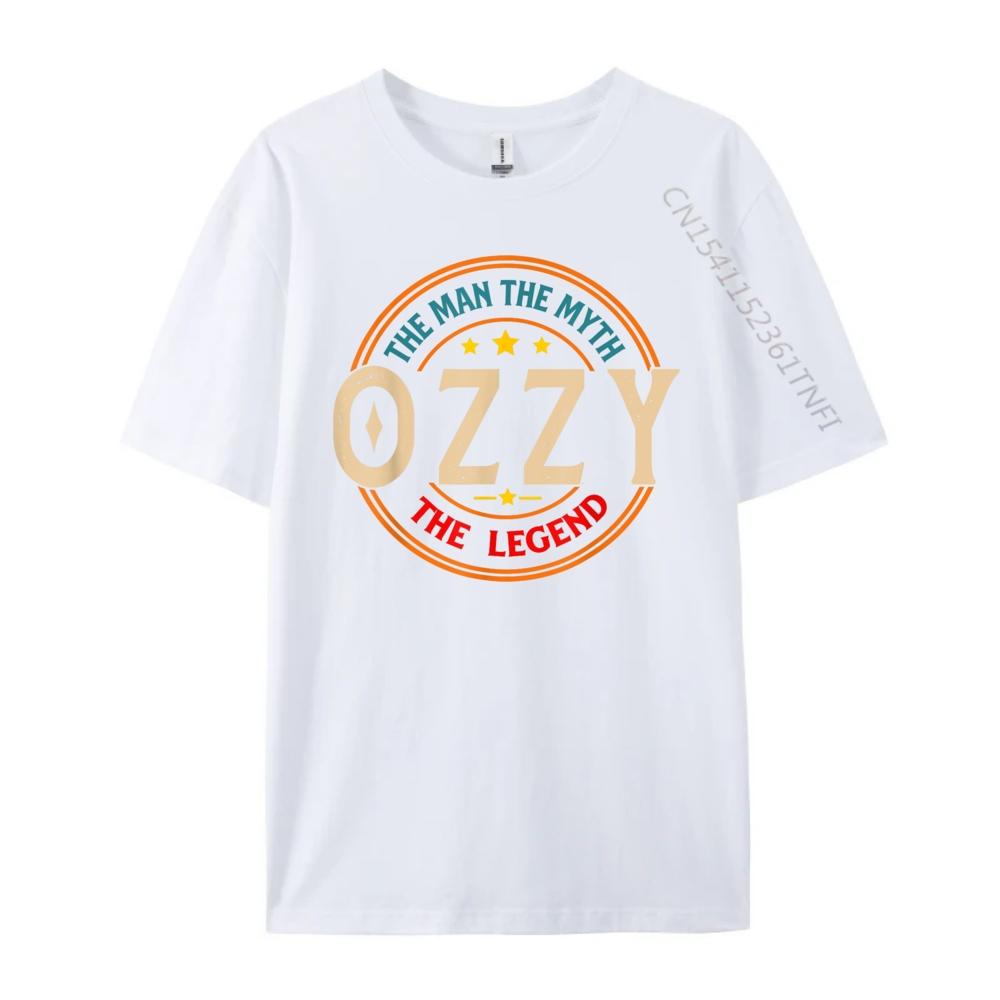 Ozzy Der Mann Der Mythos Die Legende Personalisierte Grafik T-Shirts Herren Übergroß Bedrucktes T-Shirt T-Shirt Normal