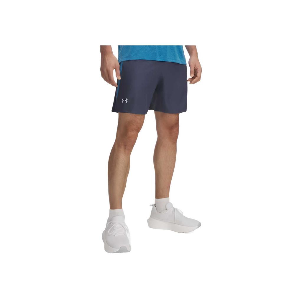 Under Armour Launch Comfortable Versatile Solid Color Elastic Waist Sports Shorts Men shorts 1382620-045