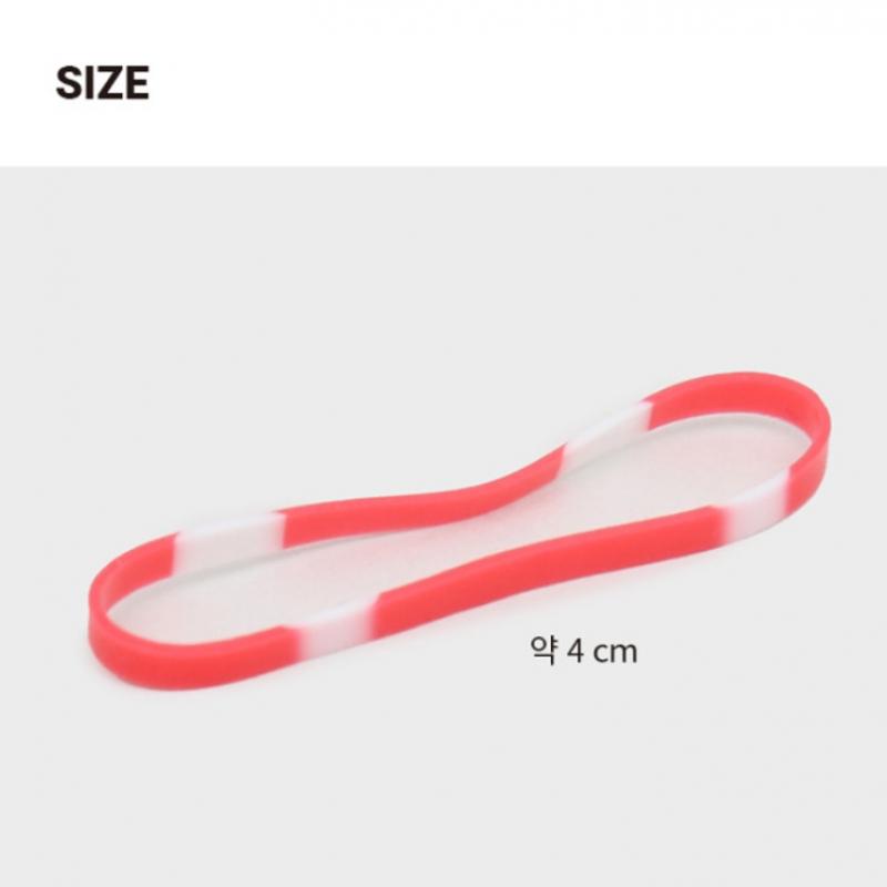 Daiso Polka Dot Pastel Tpu Bands  Pack Of 120
