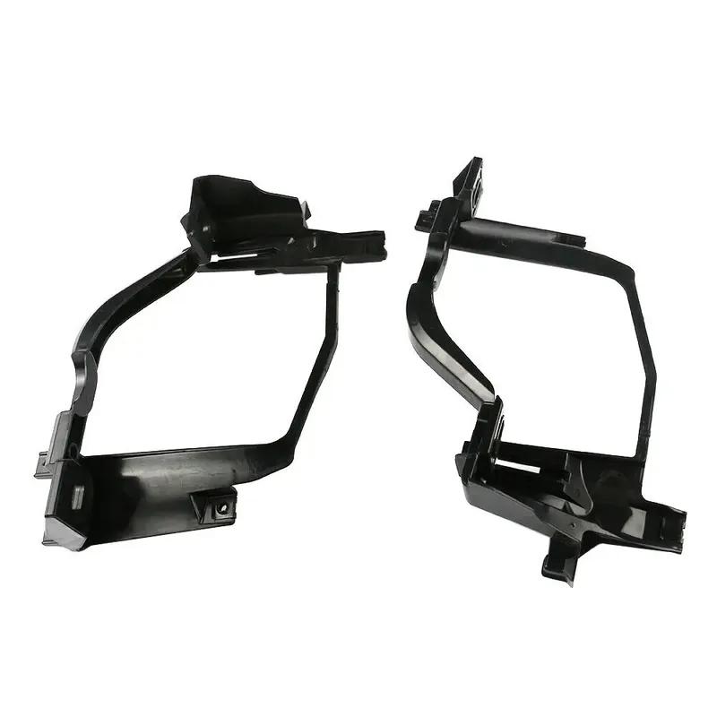 Black Headlight Mounting Brackets Support 63126936090 63126936089 Fit For BMW 5 Series E60 E61 525I 528Xi 530I Auto Accessories