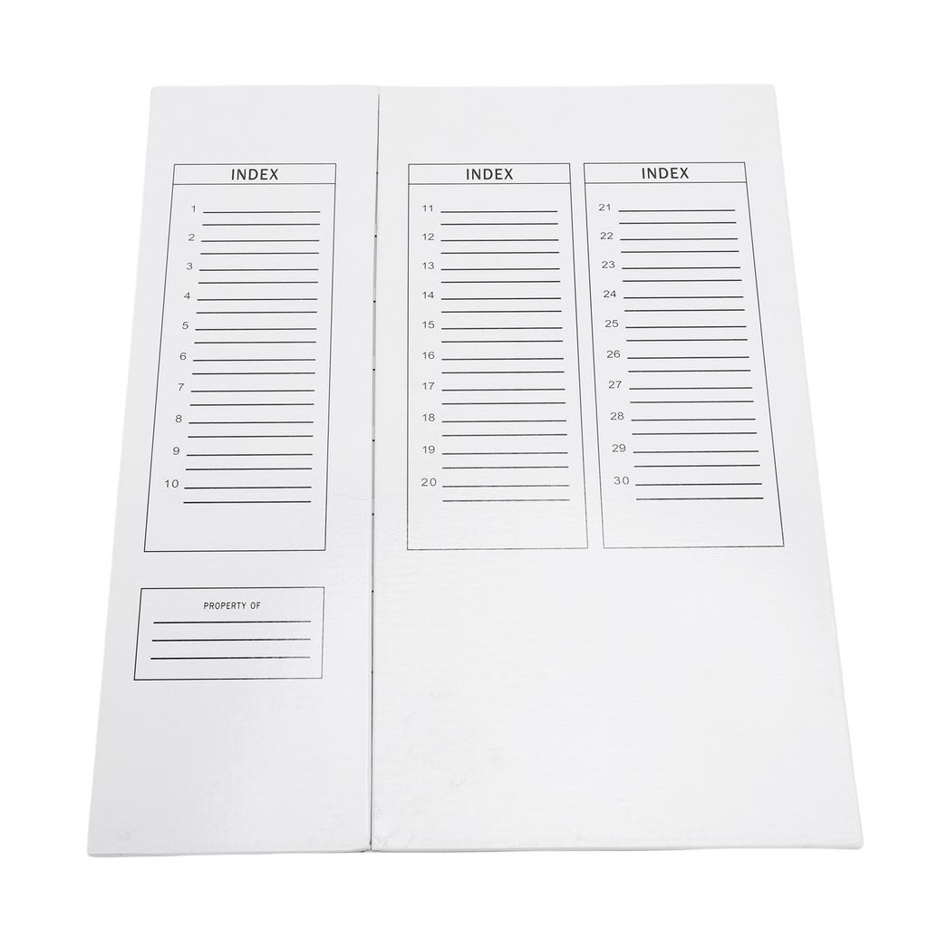 Microscope Slide Tray Foldable Cardboard Microscope 30 Slides Capacity Storage Plate for Laboratory