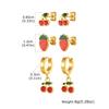 Set Hoops, Stainless Steel Hoop Earrings for Women, Geometric Round Square Huggies Hoops Earrings Cartilage Punk Jewelry
