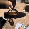 Sheepskin Version~ French Retro Round Head Flat-soled Single Shoes Women's 2025 New Versatile Suede Mary Jane Ballet Shoes
