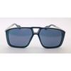 RSINC Unisex Designer Sonnenbrille UV-Schutz Vintage Quadratisch Schwarz Silber KH-2308 B0DKTJ79HN
