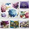 Oil Painting Flowers Series Tapestry Wall Hanging Tapestries Beach Towel Blanket TableCloth Home Decor