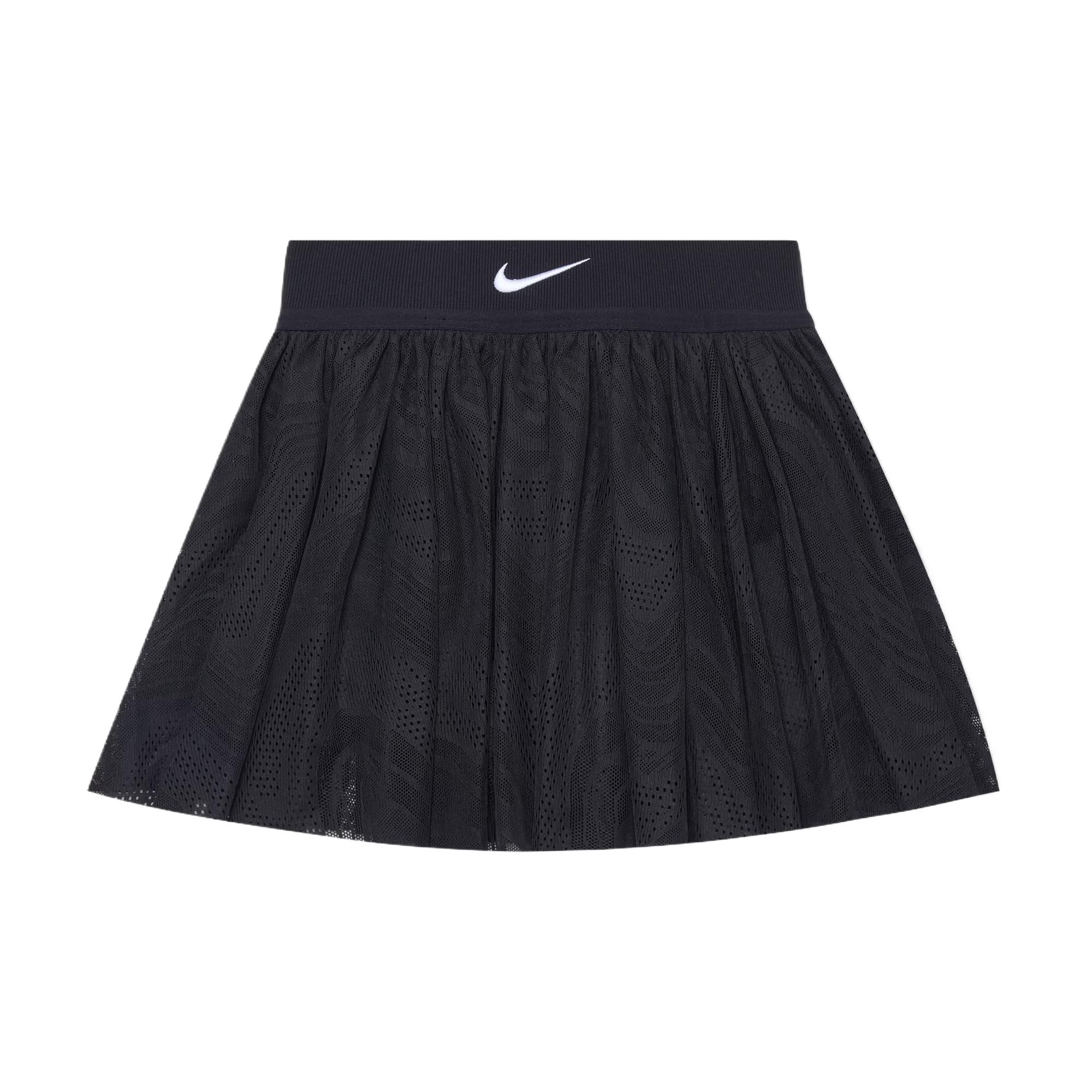 

Nike Solid Color Brand Logo Moderate Skirt Summer Kids IW1767-010 L