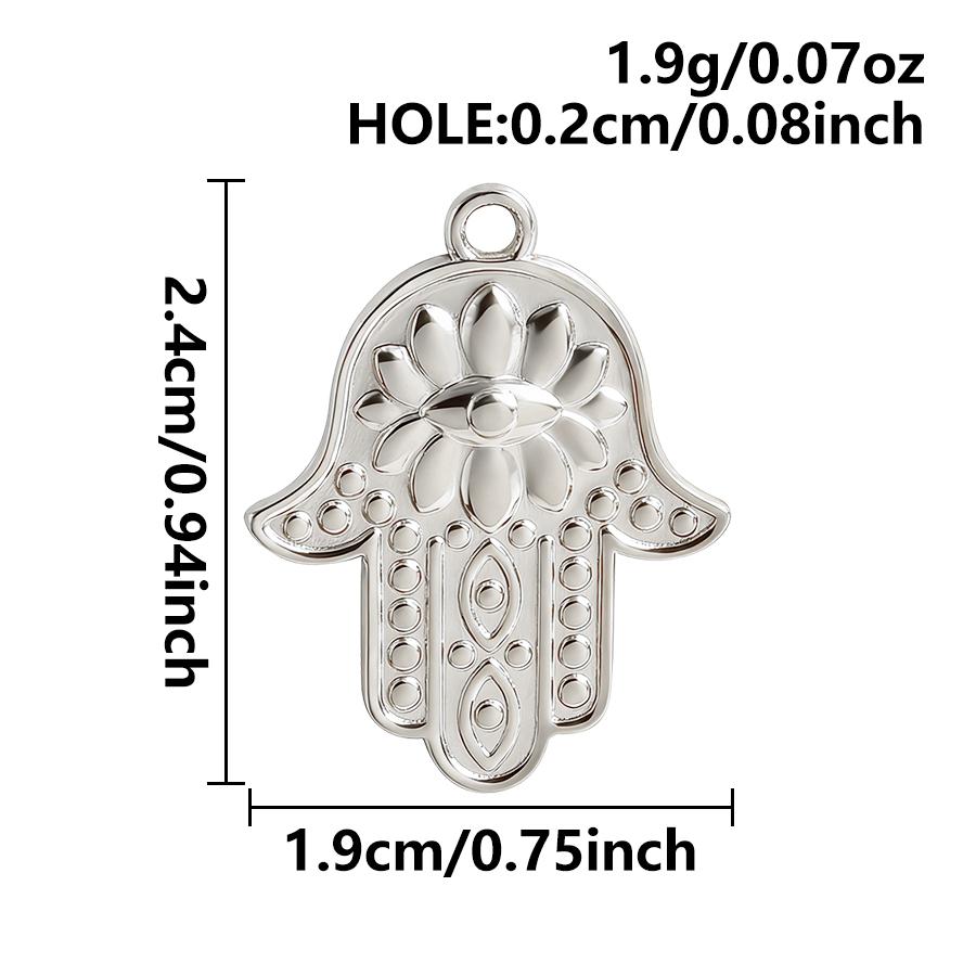 6pcs Evil Blue Eye Charm Dark Blue Heart Moon Eyes Pendant Rhinestone Stainless Steel Charm For Jewelry Making Necklace Keychain