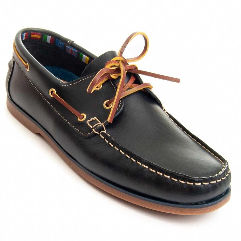 Lässiger Leder-Herrenschuh.  Purapiel  Nautis  89132