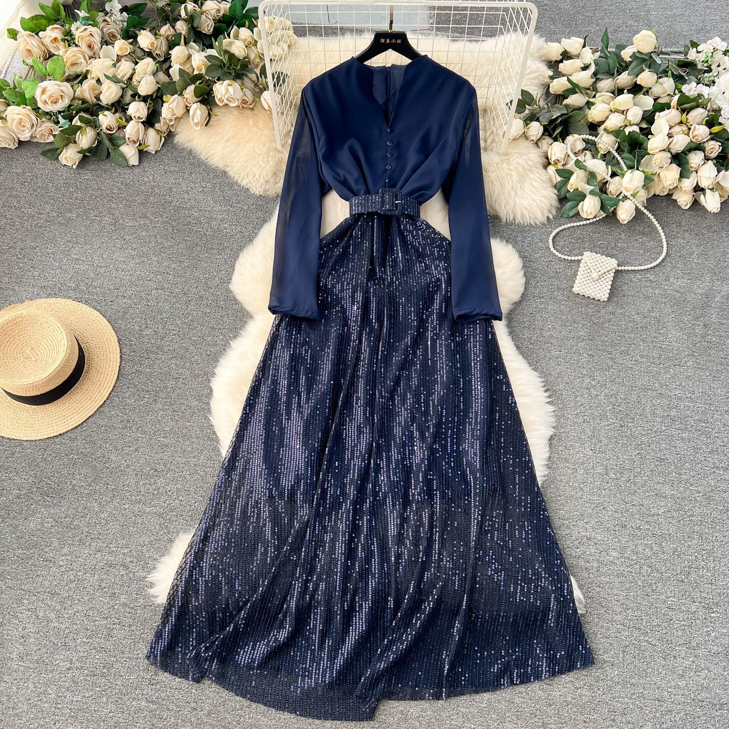 Женское модное винтажное элегантное платье А-силуэта — фото 4