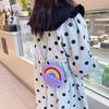 Adorable Silicone Children's Bag Mini Rainbow Crossbody Purse For Kids Unisex