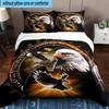 American Freedom Spirit 3pcs Bedding,Including 1pc Duvet Cover And 2pcs Pillowcases Perfect for Christmas,Ideal for Bedroom, Dormitory