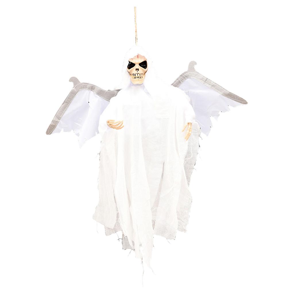 Halloweenská Strašidelná Zahradní Dekorace Klaun Svítící Se Strašidelnými Zvuky a Svítícíma Očima Venkovní Bar Rekvizity pro Párty v Strašidelném Domě