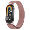 Suitable for Mi-Band 8 Smartwatch Adjustable-Band Strap Stainless Steel Wristband Bracelet Wear-resistance Milanese-Loop