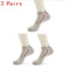 3 Pairs Mens Mesh Breathable Sports Socks Shallow Mouth Spring and Summer Short Tube Socks White Simple Classic Sock