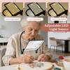 Neck Wear Magnifying Glass with Light Dimmable Elderly Reading Magnifier LED Magnifying Senior Low View