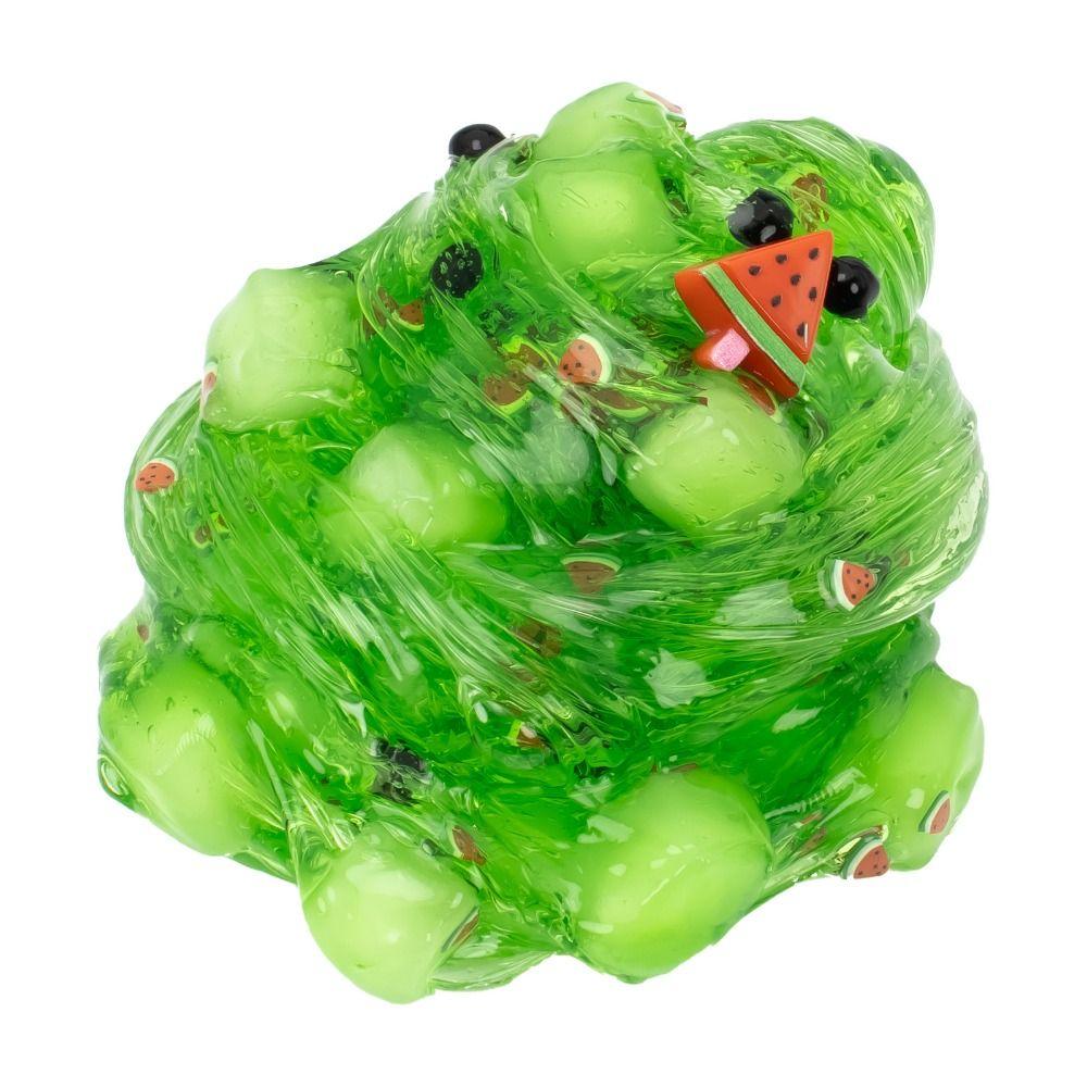Soft 300ml/70ml Slime Kit Fruit Crunchy Stress Relief Crystal Slime Non-Sticky Glitter Clear Slime Party Favor Gifts