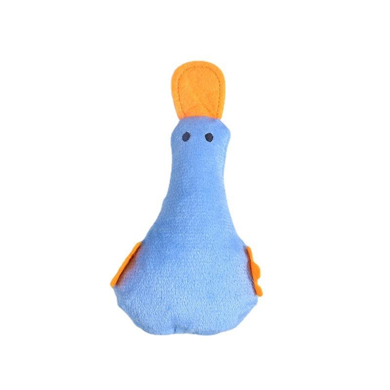 

Новая маленькая плюшевая игрушка для питомца, утка, кошачья мята синий
