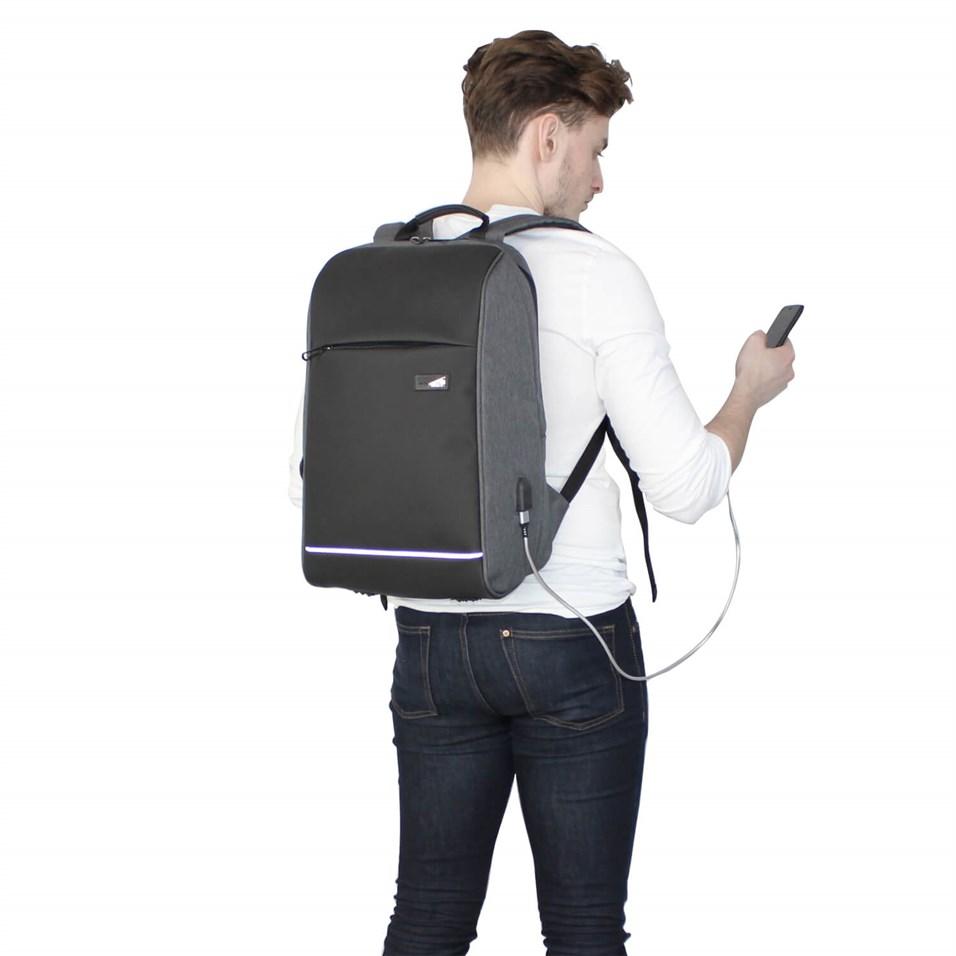 Smart Bag Smart Backpack with Usb Charge Input