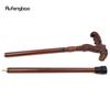 Dinosaur Brown Wooden Fashion Walking Stick Decorative Vampire Cospaly Party Wood Walking Cane Halloween Mace Wand Crosier 93cm