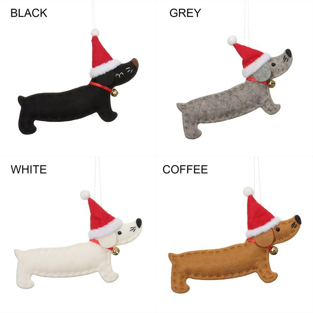 Gift Party Supplies Hang Decorations Ornaments Xmas Pendant Dachshund Dog Christmas Tree Accessories