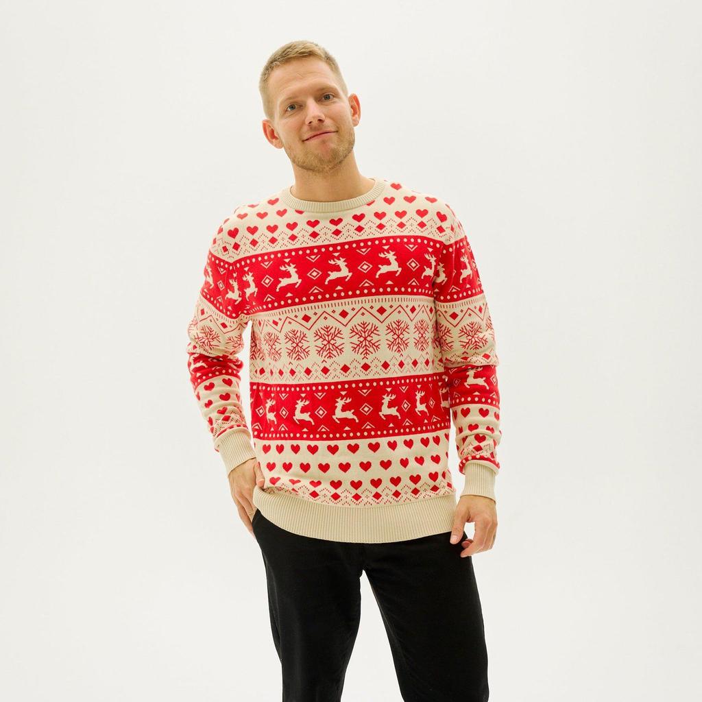 Autumn/Winter Christmas Series Jacquard Knit Parent-Child Sweater - Loose Versatile Long Sleeve Top